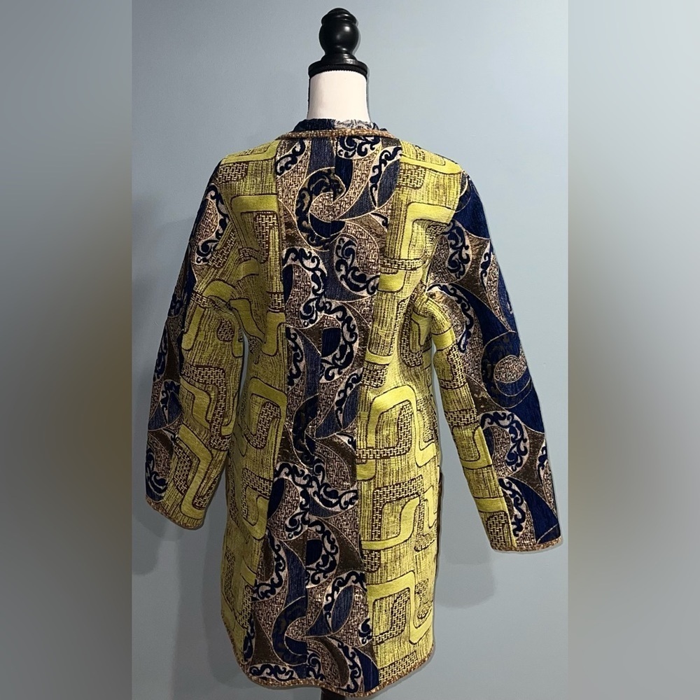 Khangura- Long Patterned Jacket - image 3